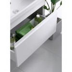 Тумба с умывальником Aqwella Smart SRT0105BS подвесная, цвет бетон светлый Тумба с умывальником Aqwella Smart SRT0105BS подвесная, цвет бетон светлый